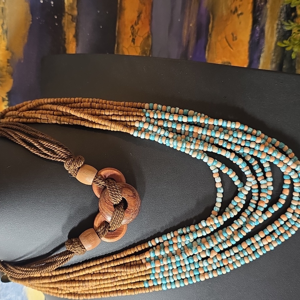 Boho Multi-Layered Beaded Necklaces Super Good Deal!! - Picture 4 of 7